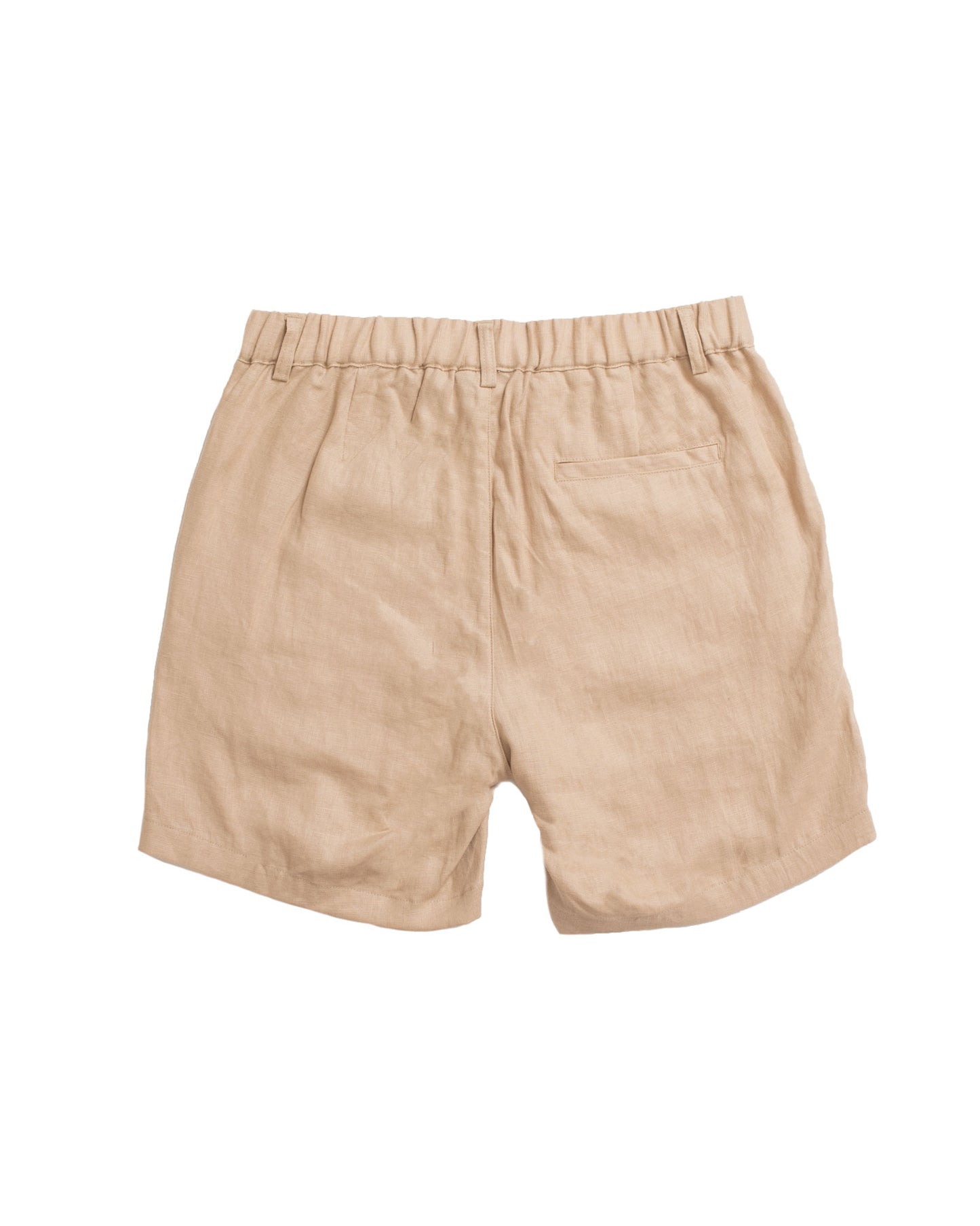 DESTii Camel Linen Shorts