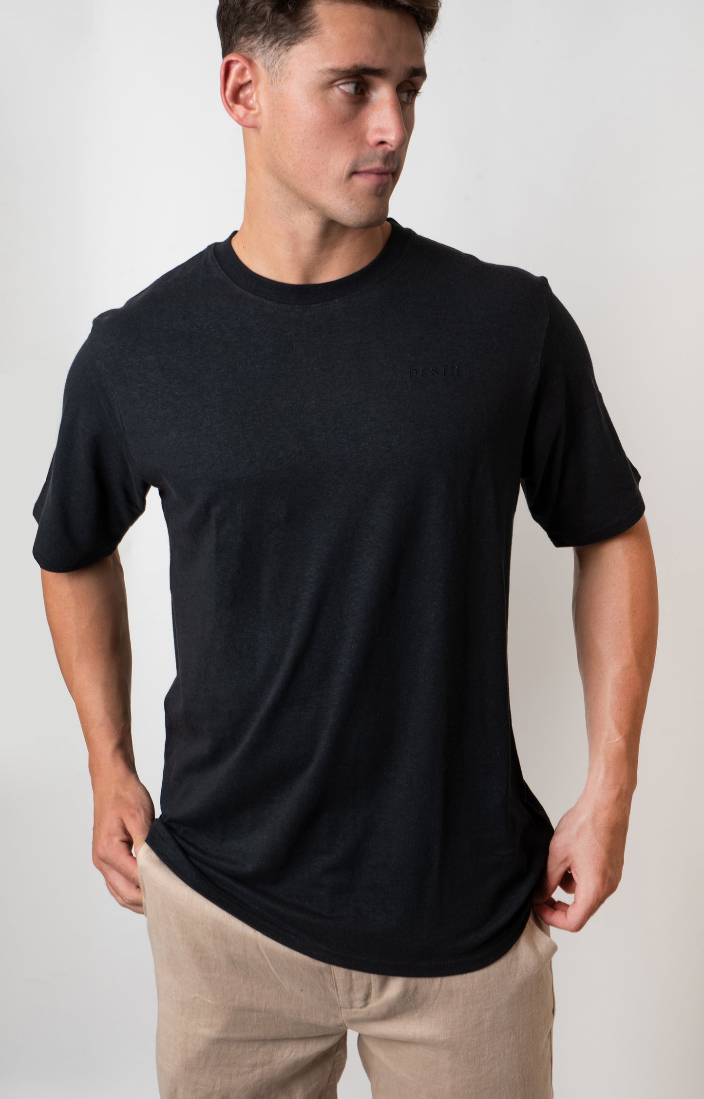 DESTii Black Hemp T-Shirt