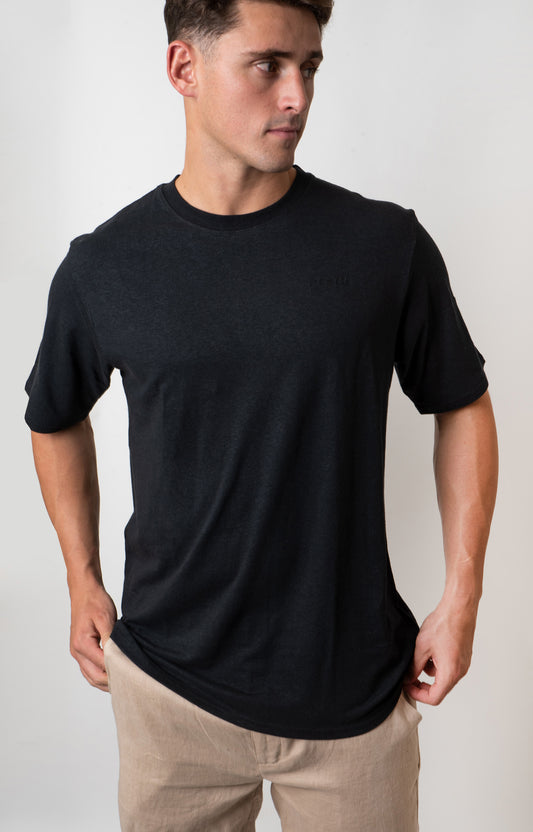 DESTii Black Hemp T-Shirt