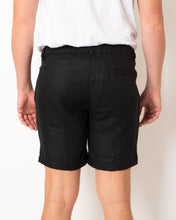 Load image into Gallery viewer, DESTii Black Linen Shorts
