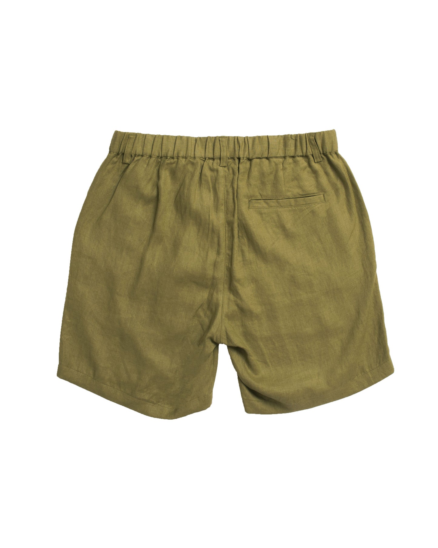 DESTii Khaki Linen Shorts