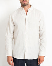 Load image into Gallery viewer, DESTii Natural Long Sleeve Linen Shirt
