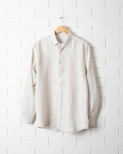 Load image into Gallery viewer, DESTii Natural Long Sleeve Linen Shirt
