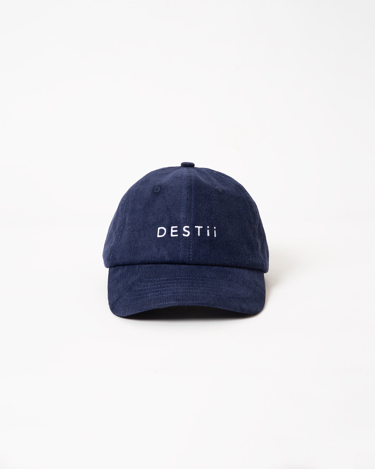 DESTii Navy Organic Corduroy Cap