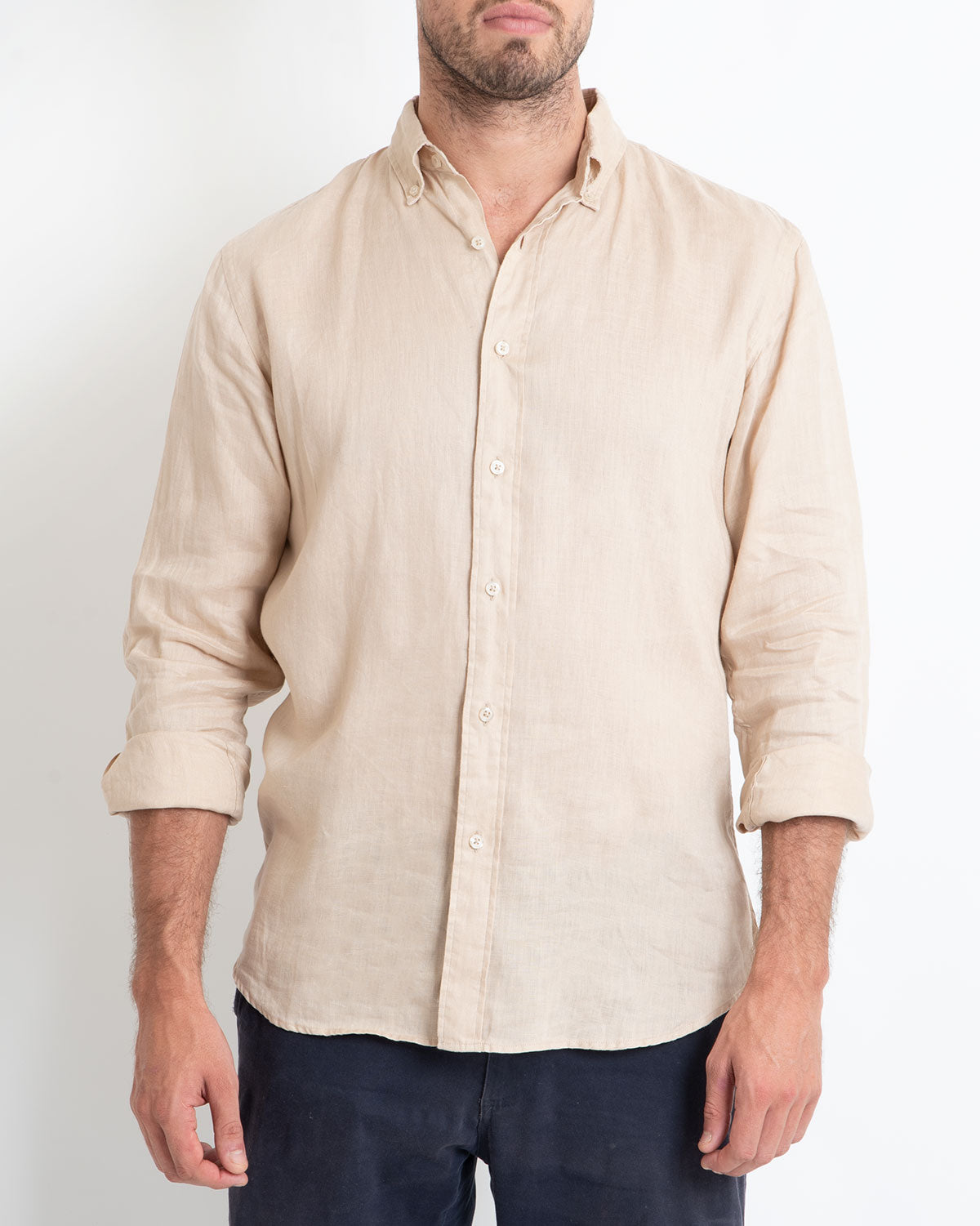 DESTii Sandy Long Sleeve Linen Shirt