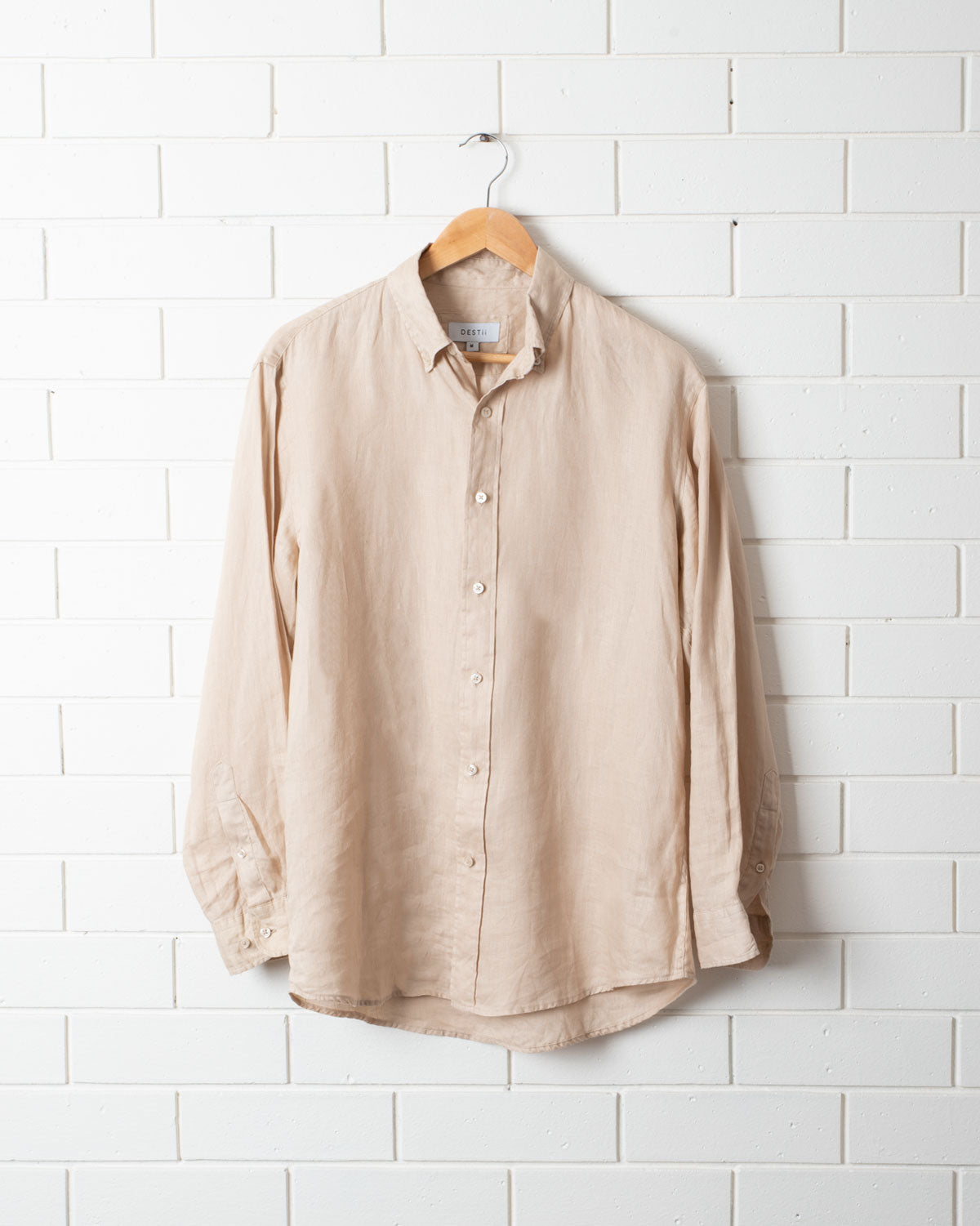 DESTii Sandy Long Sleeve Linen Shirt